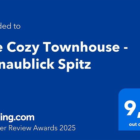 스핏즈 The Cozy Townhouse - Donaublick Spitz 빌라 외부 사진
